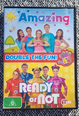 Hi-5 Amazing And Ready or Not DVD 2 Disc Set Region 4 Free Post | eBay