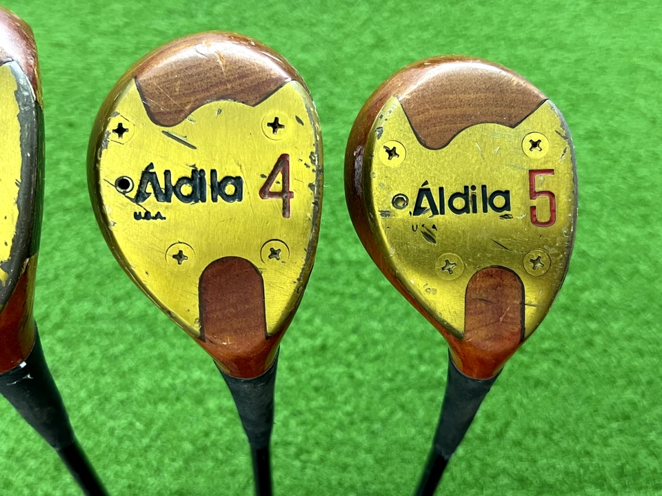 JUEGO DE MADERA ALDILA EE. UU. Caqui 3 4 5 Diestros Boro Grafito Luz Senior Foto 3 de 4