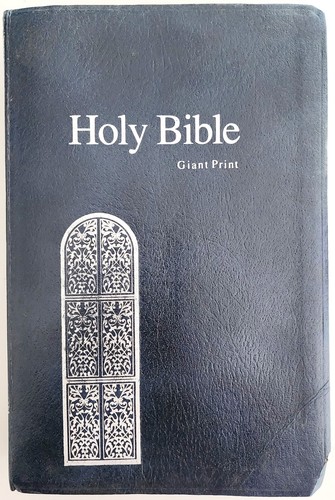 1976 Holy Bible Giant Print KJV Red Letter Vintage Softcover Christianity HBS - Picture 2 of 7