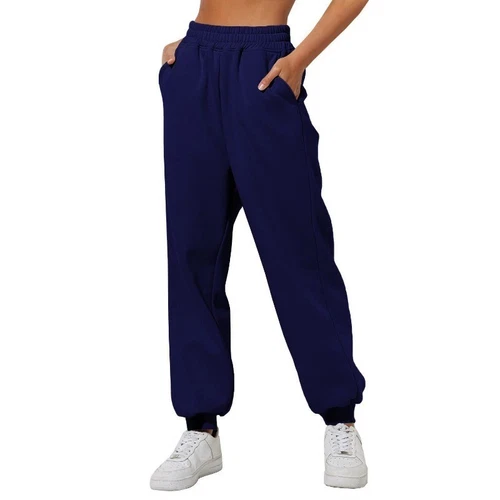 Womens Joggers Tracksuit Bottoms Closed Hem Soft Ladies Trousers Jogging Pants - Picture 35 of 38
