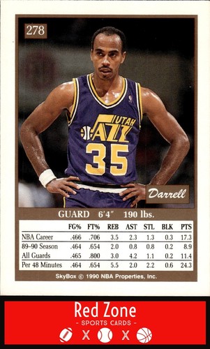 1990-91 SkyBox - #278 Darrell Griffith NM Set Break. - Picture 2 of 2