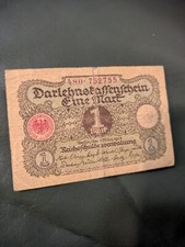 GERMANY 1920 XF-AU CIRC 1  MARK Bank Note
