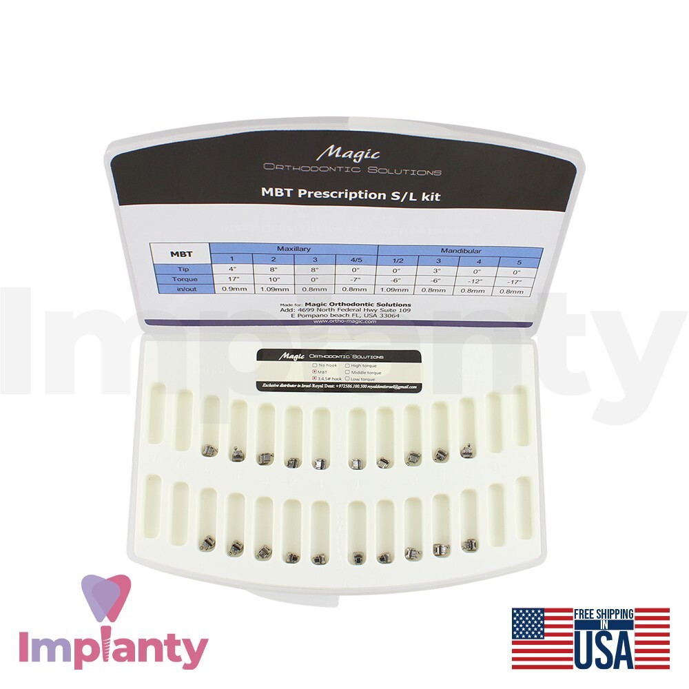 Magic MBT Prescription Self Ligating Orthodontic Stainless Steel