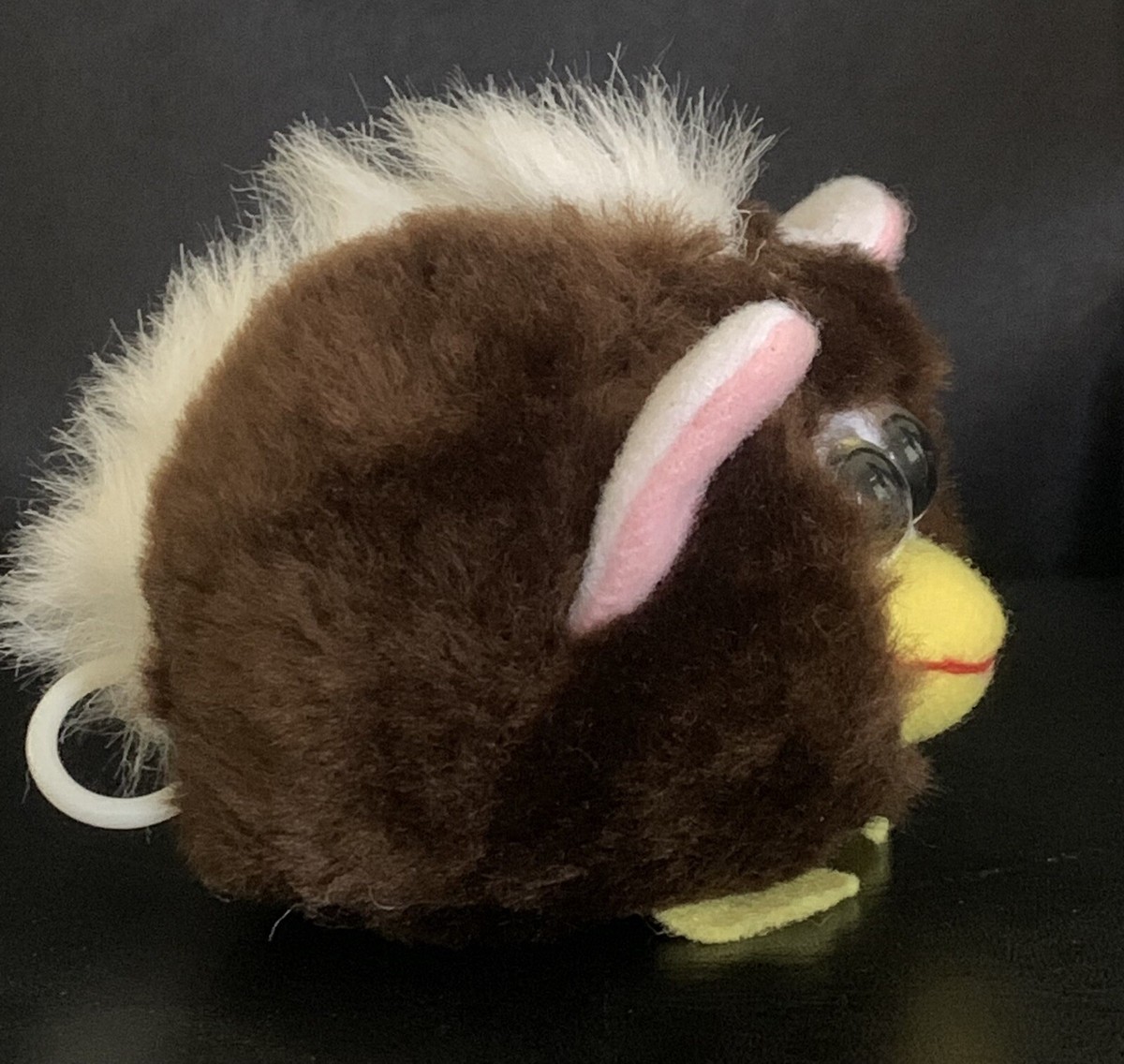RARE Furby Fake Hoody Pets 1998 Vibrating Keychain Keyring Soft