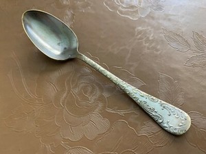 Child Demitasse Baby Spoon Vintage Crown Silver Company Silverplate 4 1/4"