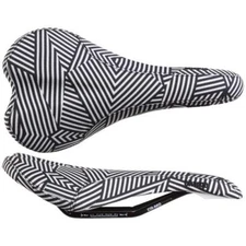  Charge Bikes Spoon Dazzle Bicycle Saddle Black/White CrMo Rails Road MTB Hybrid
