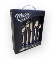 Mason Craft & More 20pc Stainless Steel York Flatware Set