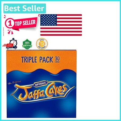 Indulgent Jaffa Cakes Triple Pack - 36 Cakes, 366g of Soft Chocolate Goodness