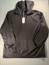 Coofandy Black Pullover Hoodie with Kangaroo ...