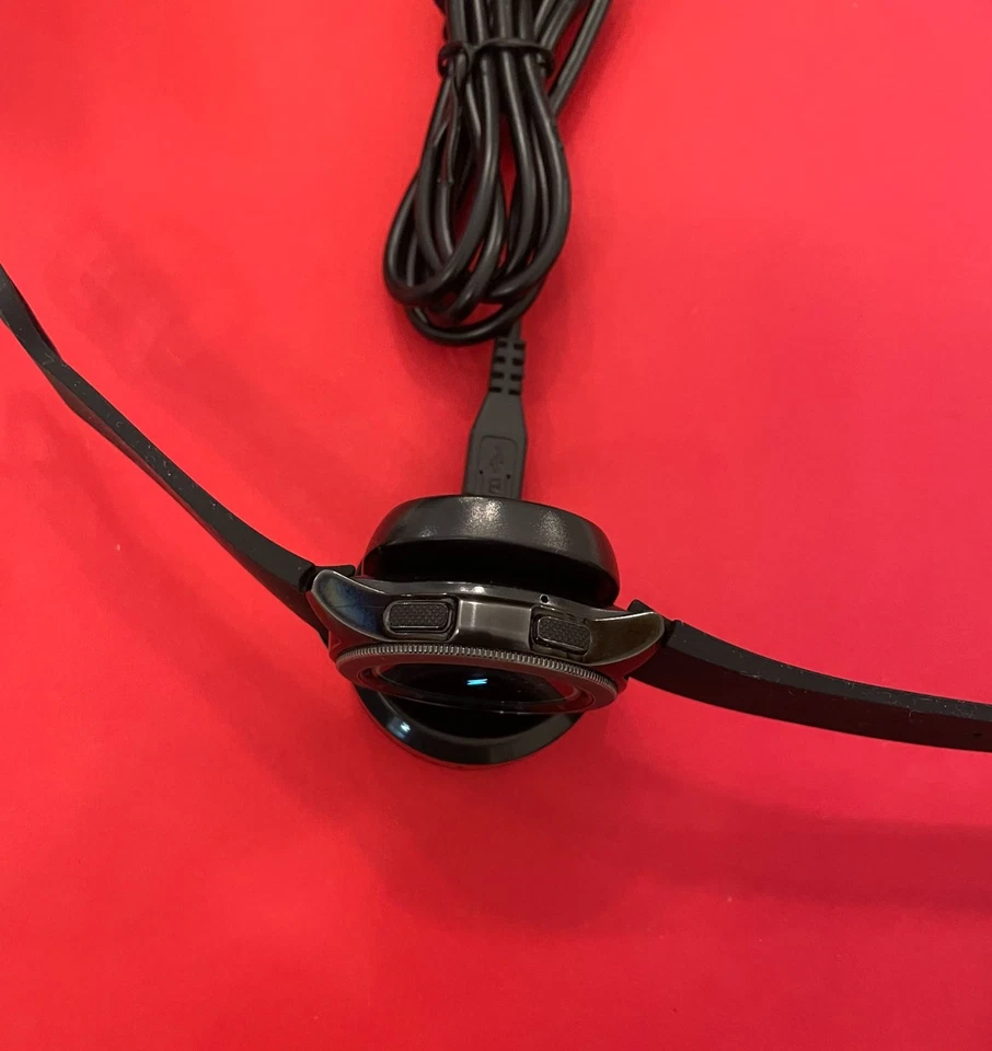 Samsung Galaxy Watch 2 SM-R810 42mm Edelstahlgehäuse Schwarz mit Armband Guter - Bild 4 von 4