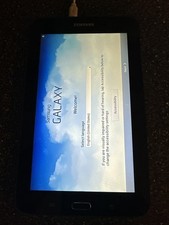 Samsung Galaxy Tab 3 Lite SM-T110 8GB Wi-Fi 7in Tablet Black working Charger