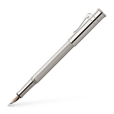 NEW -  Graf von Faber-Castell Fountain Pen Classic Platinum-Plated