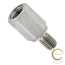 New Tanax Bike Mirror Napoleon Slim Stainless Adapter 1pc [10mm to 8mm] SS-5