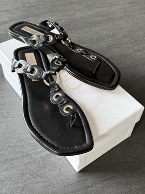 AGL Damen Zehentrenner Sandalen  Sabot dG 40-neu-schwarz-NP259  + Chloé Karton