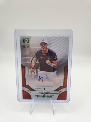 2025 Topps Triumphant Tennis Jamie Murray Orange Autograph /25