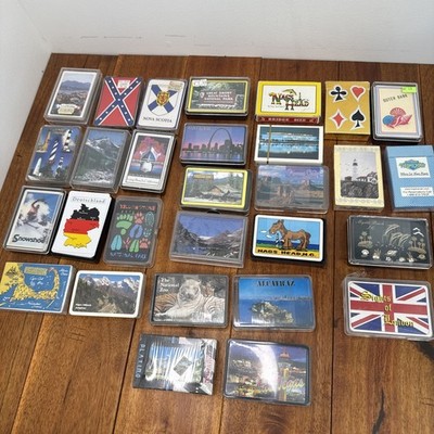 Playing Cards Travel - Majority Decks Sealed No Duplicates Vintage Lot 29
