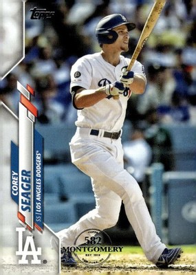 Corey Seager 2020 Topps 582 Montgomery #620 MLB Dodgers ID:167717
