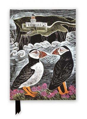 Angela Harding: Fair Isle Puffins (Foiled Journal) Flame Tree Publishing Buch