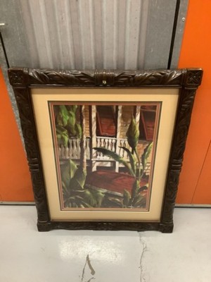 Steve Butler Key West Painting Original Art Florida Artist Signed Nice Frame