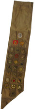 vintage BSA 1930 era Eagle Scout Merit Badge Sash