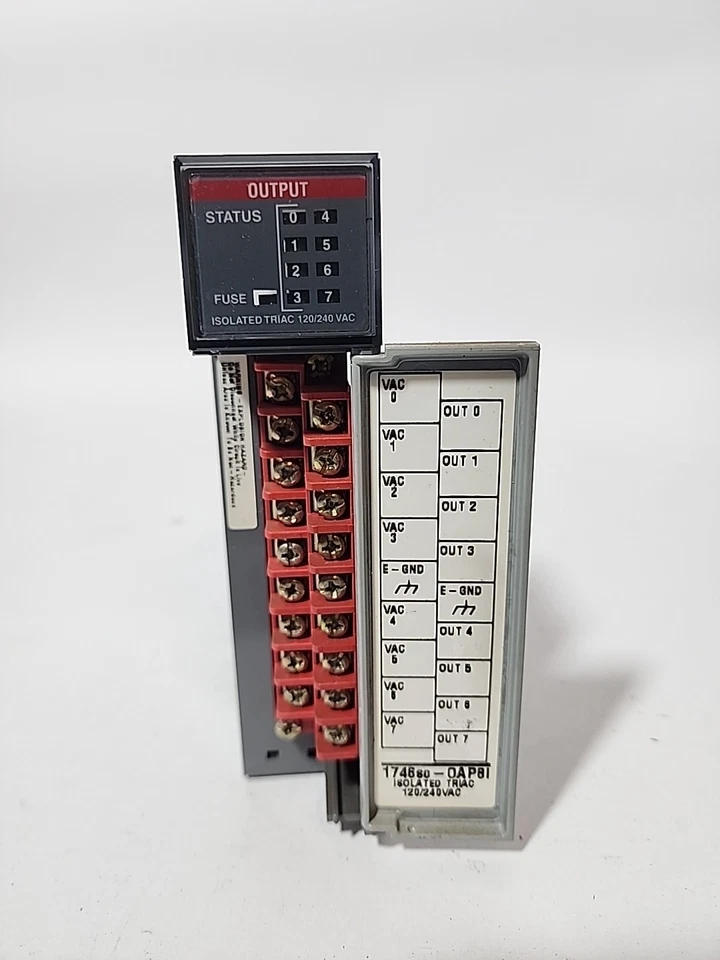 Spectrum Control 1746SC-OAP8I Ser B SLC 500 Output Module 8 Point Isolated  - Image 4 of 4