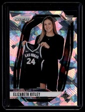 2024-25 Panini Prizm WNBA Cracked Ice Elizabeth Kitley RC Las Vegas Aces #140