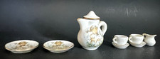 HUMMEL Miniature LILY OF THE VALLEY Tea Set Reutter Porzellan Germany 9 PC VTG
