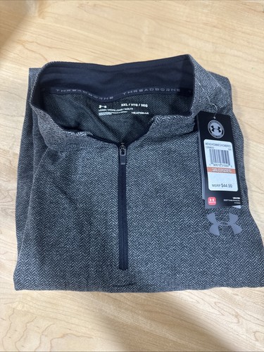 Camisa Under Armour Suelta Cremallera Manga Larga 3XL Gris