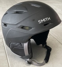 SMITH MISSION MIPS SNOW HELMET MEN S MATTE BLACK BOA ADJUSTABLE SIZE LARGE