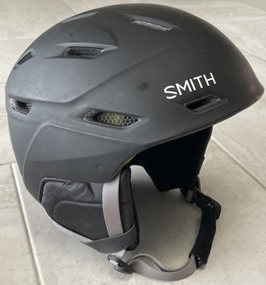 SMITH MISSION MIPS SNOW HELMET MEN S MATTE BLACK BOA ADJUSTABLE SIZE LARGE