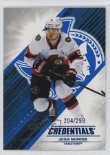 2024-25 Upper Deck Credentials Blue 204/299 Josh Norris #5 f6d