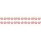  Set of 4 Blümchen Serviettenhalter Halterung Metall -Serviettenschnalle