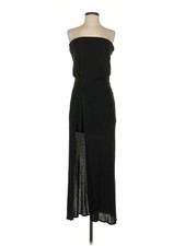 Halston Heritage Women Black Cocktail Dress S