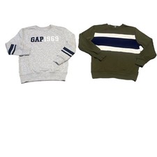 NEW Lot Of Gap Boy Fleece Logo Crew Neck Long Sleeve Pullover Sweatshirt Size XL