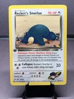 Pokemon TCG 1st Edition Rocket's Snorlax 33/132 Gym Heroes Non Holo Rare WOTC