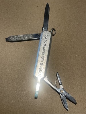Vintage Tiffany & Co. Victorinox Silver Swiss Army Multi-Tool