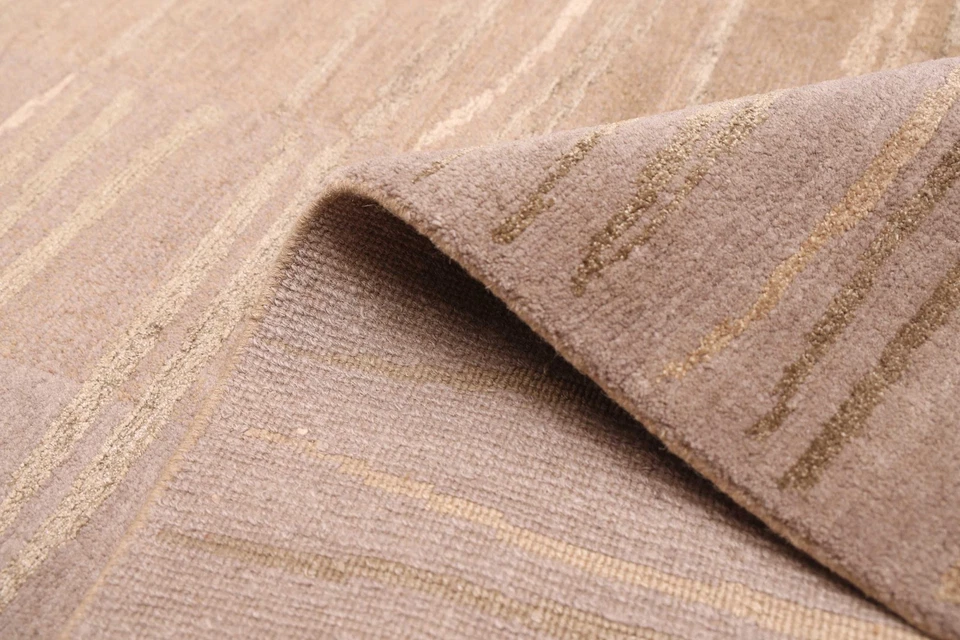 Alfombra tradicional oriental anudada a mano de 8'1" x 9'10" Foto 4 de 4