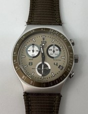 Swatch Irony Chronograph Battery Replaced Good Condition Quartz Watch Working