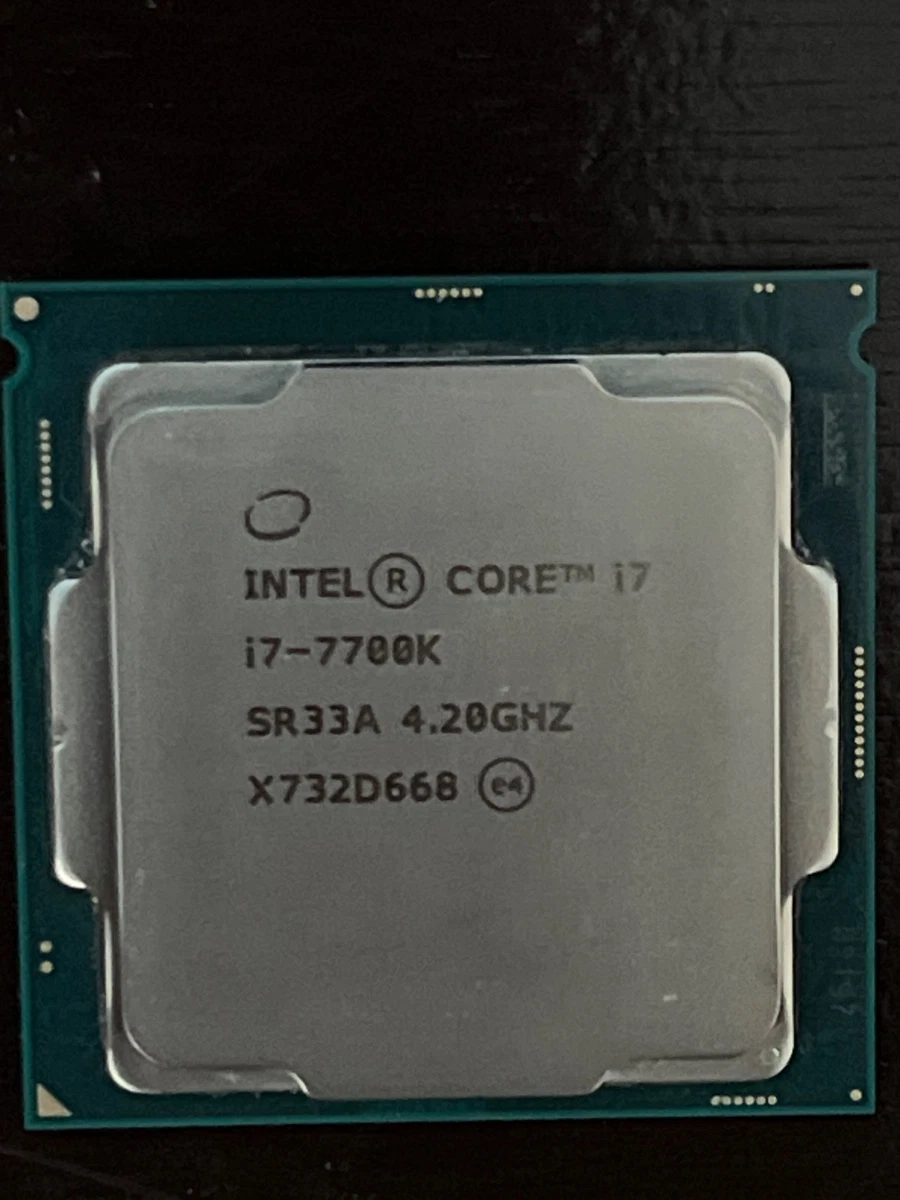Intel Core i7-7700K Processor Model Computer Processors (CPUs) for