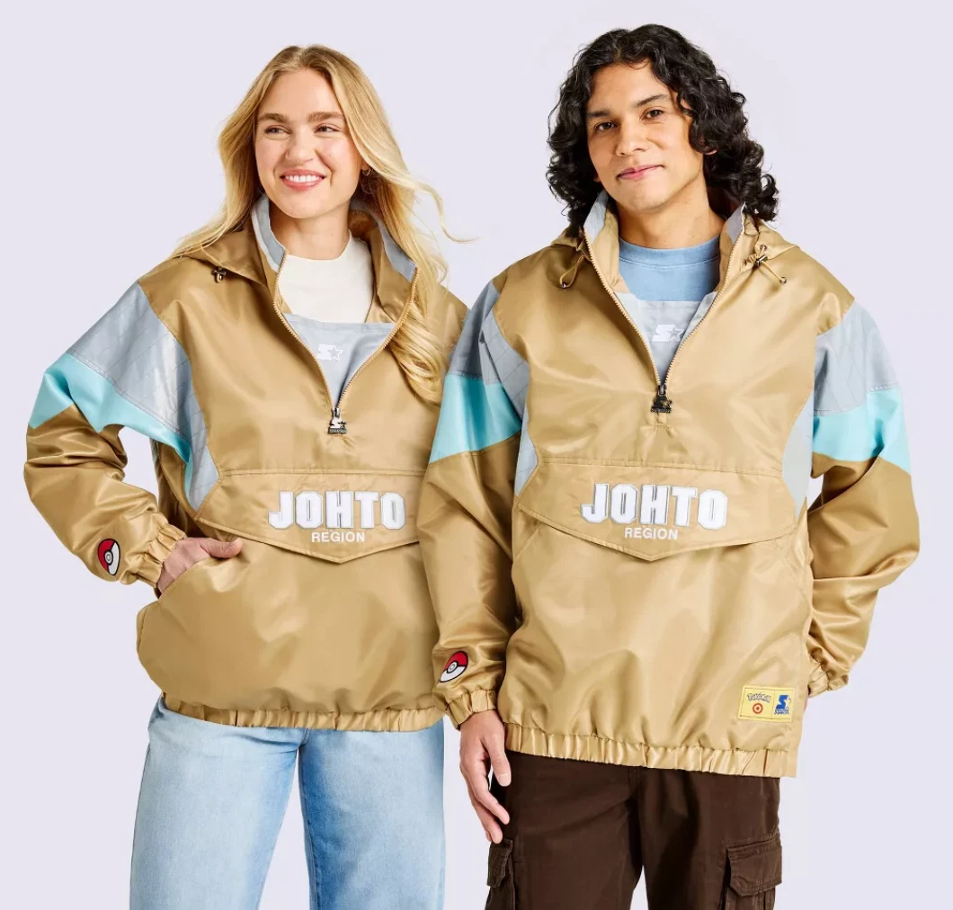 ✅ POKÉMON Starter Pullover Jacket GOLD Pokemon x Target | Size XL | FAST SHIP