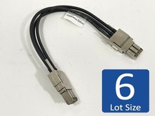 LOT OF 6 Cisco STACK-T1-50CM Stackwise Stacki...