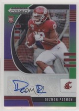 2020 Panini Prizm Draft Picks Rookies Purple & Green /199 Dezmon Patmon Auto 3wu
