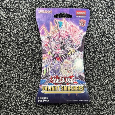 1 x Yu-Gi-Oh! Yugioh TCG Valiant Smashers 7 Pack Karten Konami Englisch 1. Auflage Neu