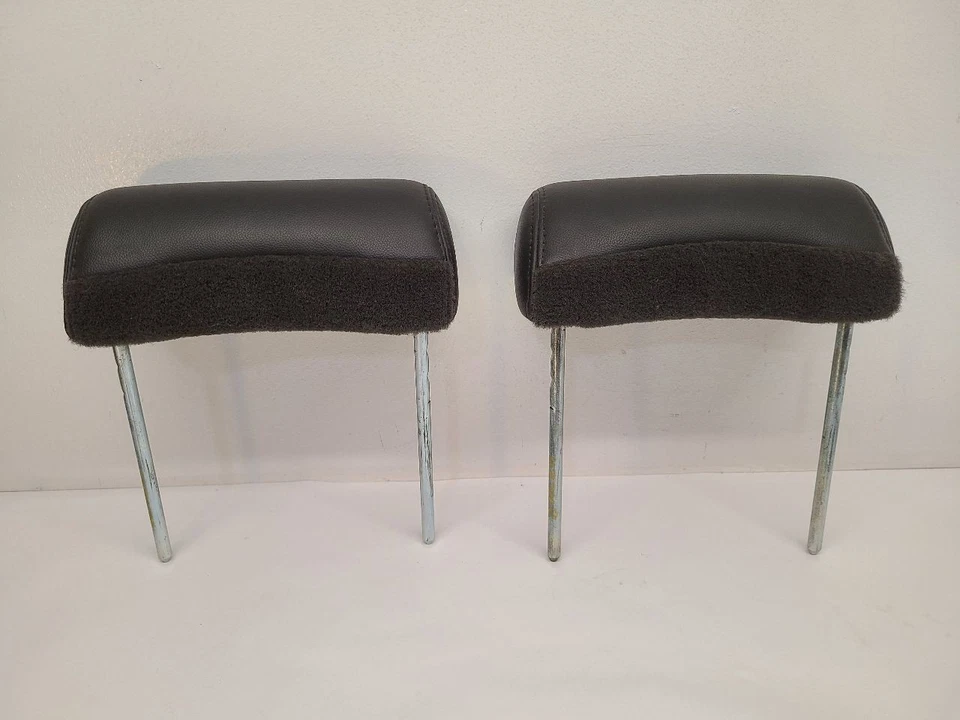 07-13 CHEVY AVALANCHE 1500 RH LH LEFT RIGHT REAR HEADREST BLACK LEATHER 20758083 Foto 3 de 4