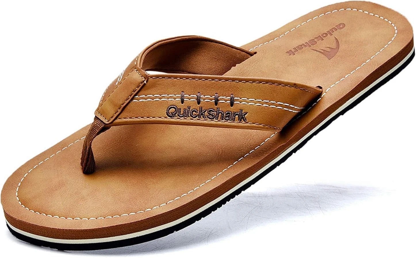 Mens Flip Flops Leather Thong Sandals Arch Support Beach US Men Size 12 13
Opens in a new window or 