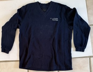 Lufthansa First Class Pajama top / Sweatshirt - Black - Size 54(EUR) 44(US) - Lg