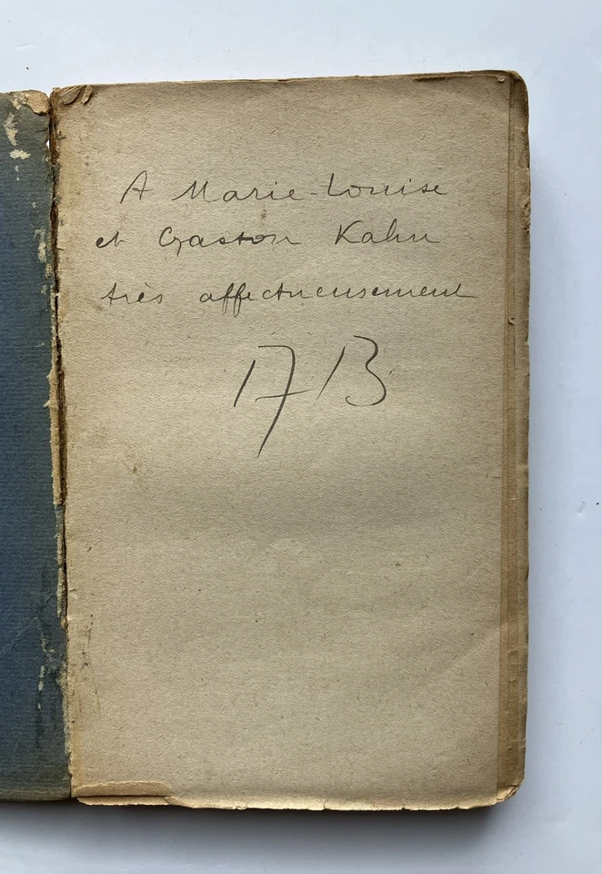 André BRETON " Les pas perdus " E.O. avec ENVOI, N.R.F. 1924 - Photo 1/4