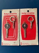 2 NOS Key Mate 1969 Pontiac Key Blanks