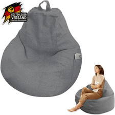 Sitzsack Bezug ohne Füllung für Kinder und Erwachsene, 100x120cm, waschbar