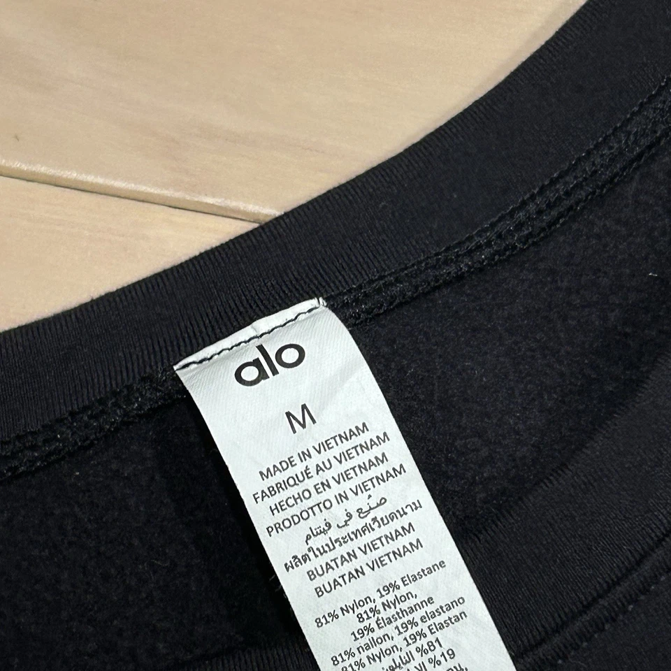 Alo Airbrush Winter Warm Nocturne Long Sleeve Top Women’s Medium 8-10 - Image 4 of 4